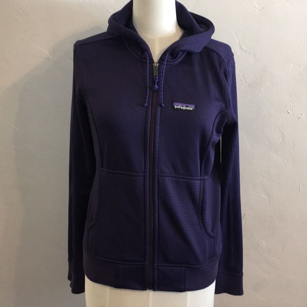 Patagonia purple zip up hoodie jacket women’s